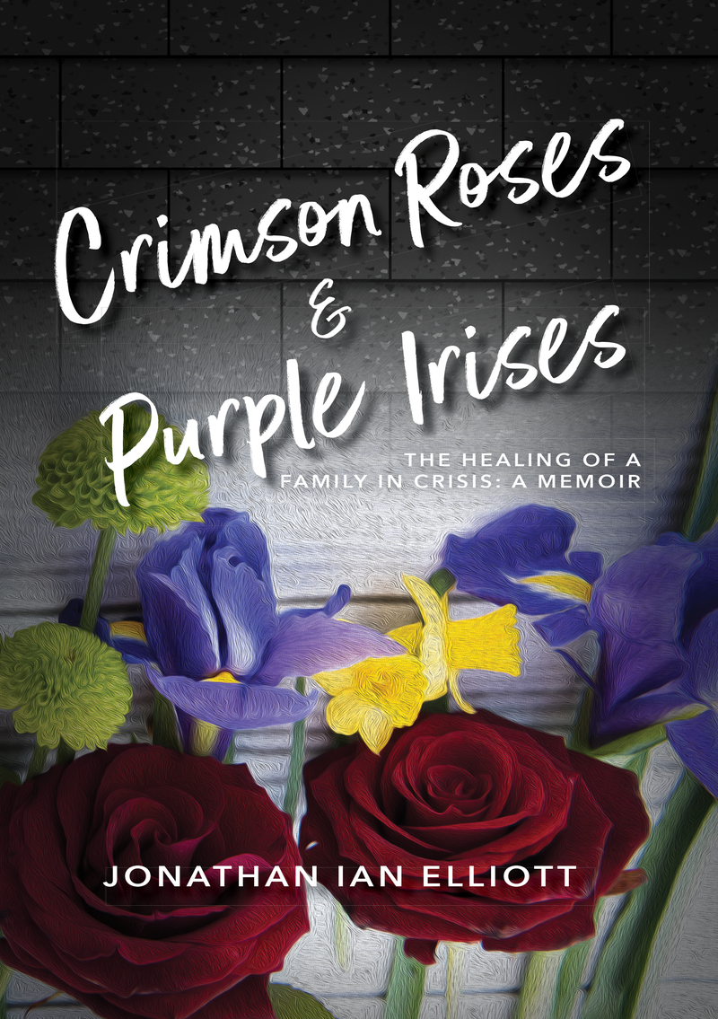 Crimson Roses & Purple Irises — cover